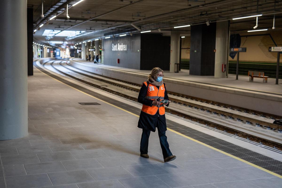 La estación de Rodalies de Sant Andreu entra en servicio