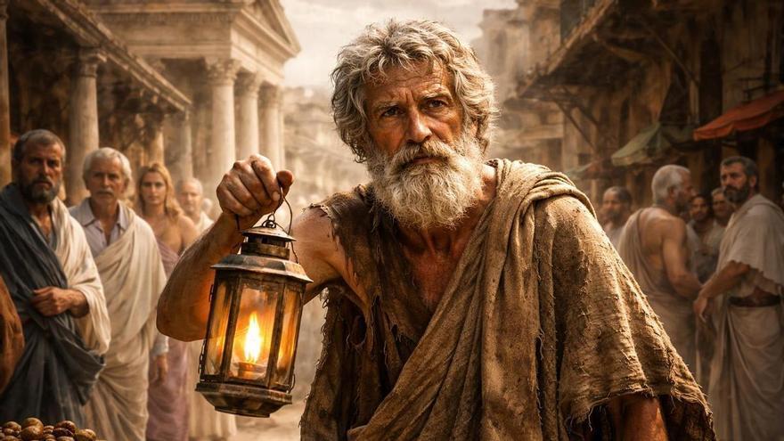 Diógenes de Sinope, filósofo: "Busco a un hombre"