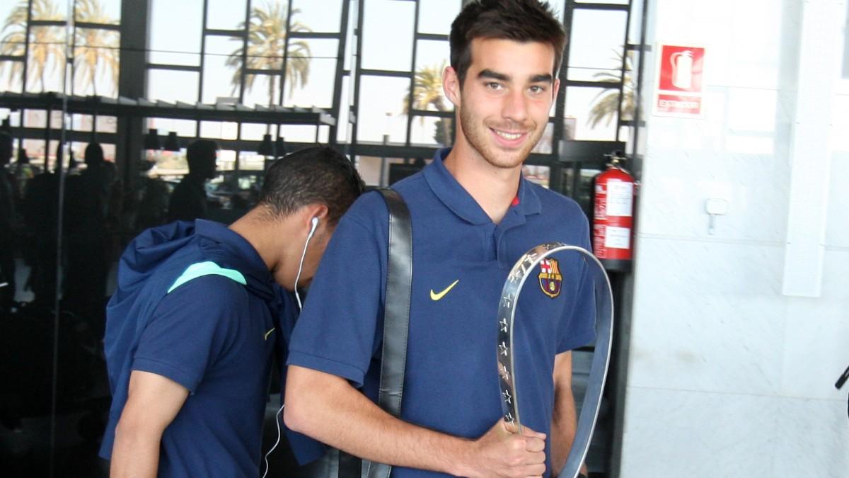 Riera era el capitán del Juvenil a del Barça del curso 2013-14