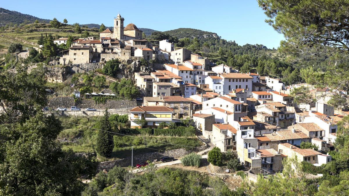 La Pobla de Benifassà. Vista del municipio.