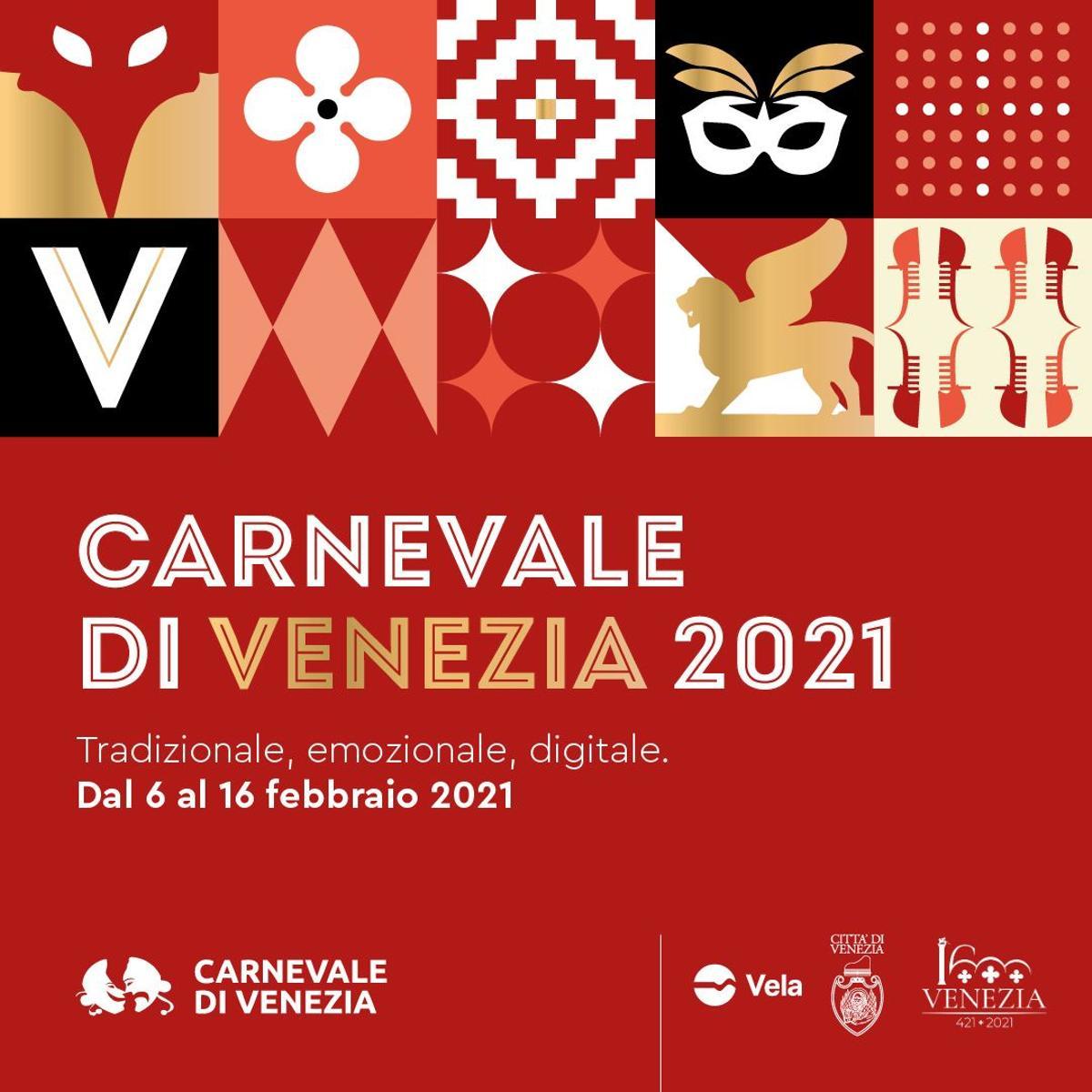Anuncio de la versión digital del CArnaval de Venecia 2021
