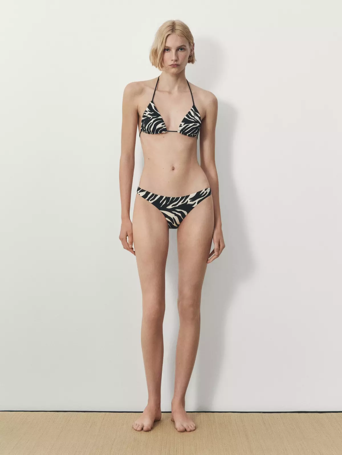 Bikini con estampado de cebra: el toque salvaje