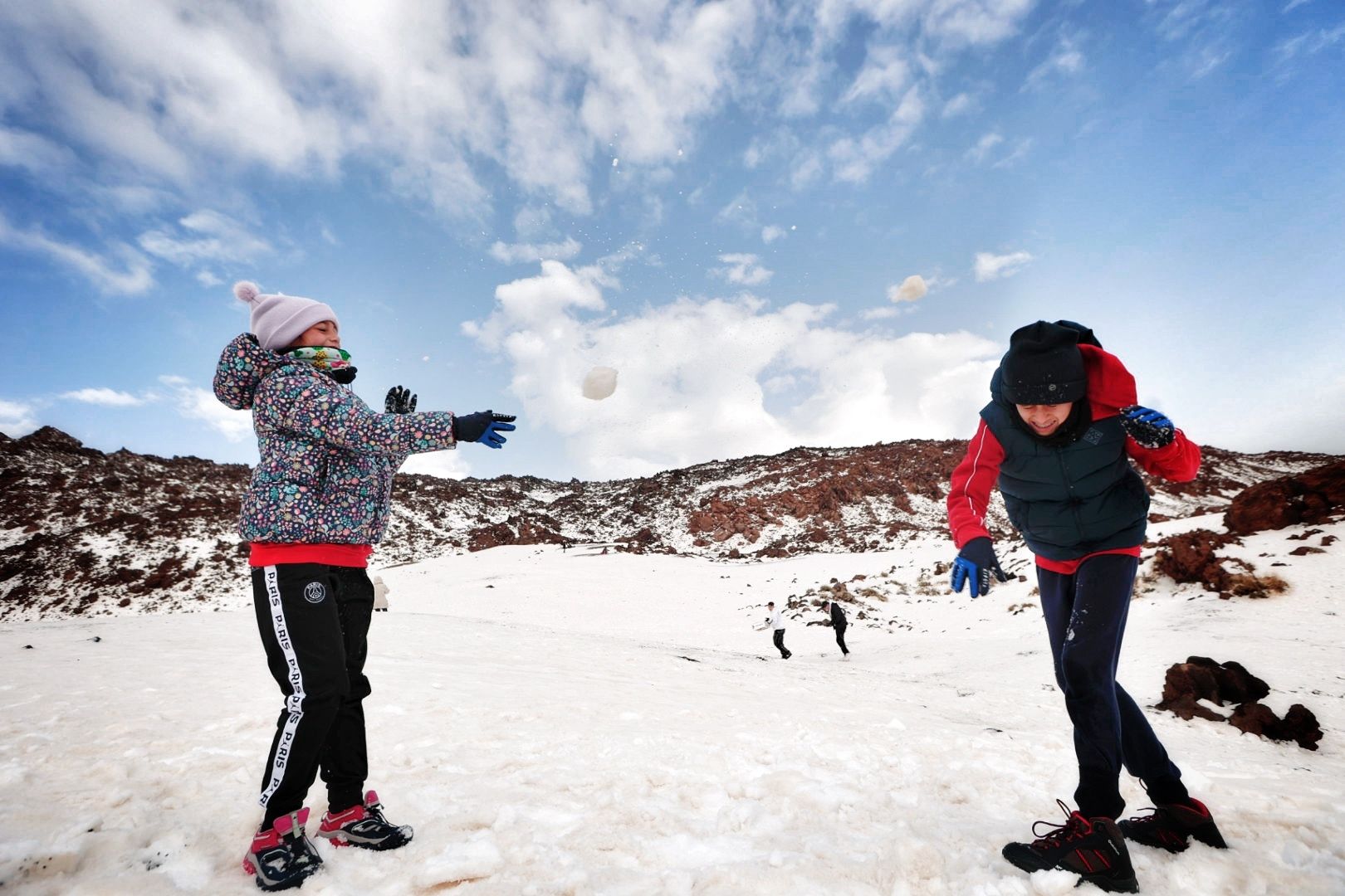 Un día en la nieve