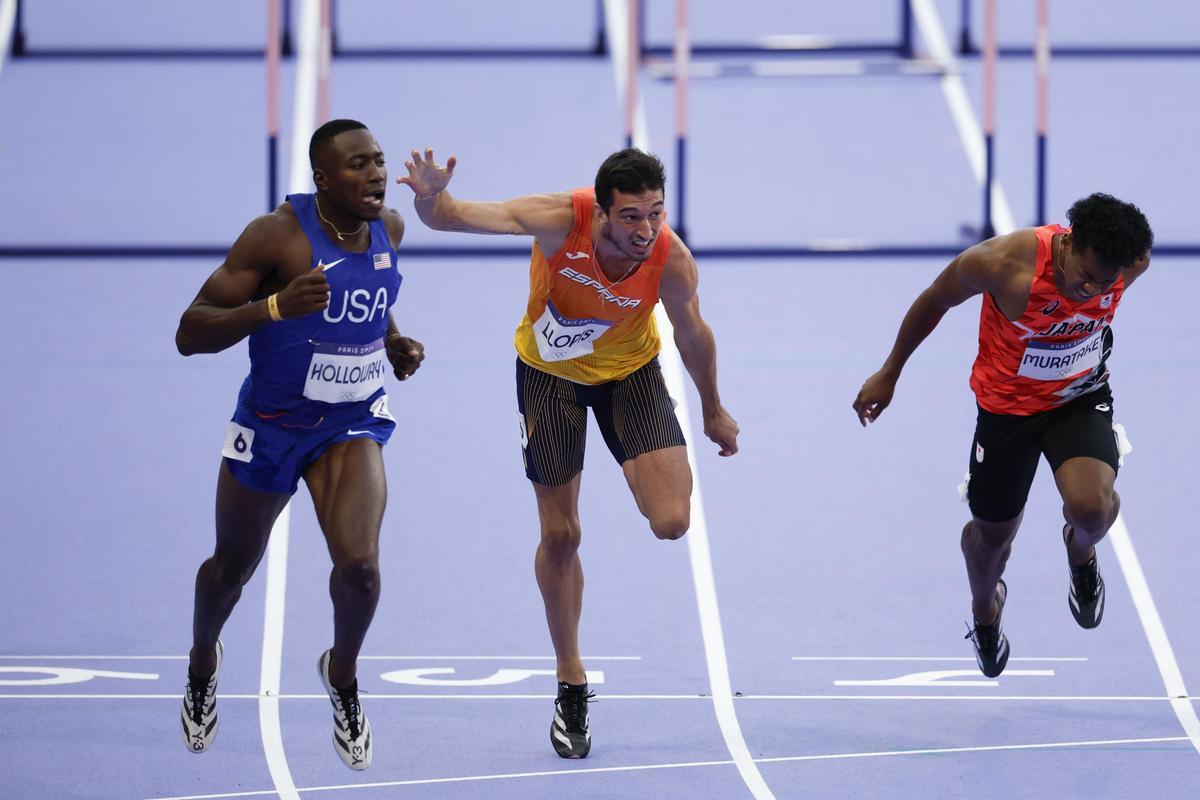 Enrique Llopis entra en la final olímpica de 110 m. vallas.