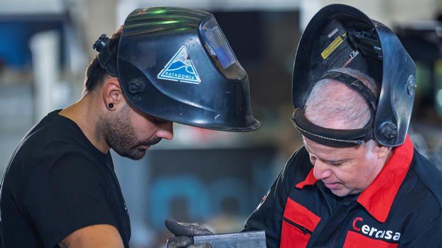 Trabajadores de Cercasa.