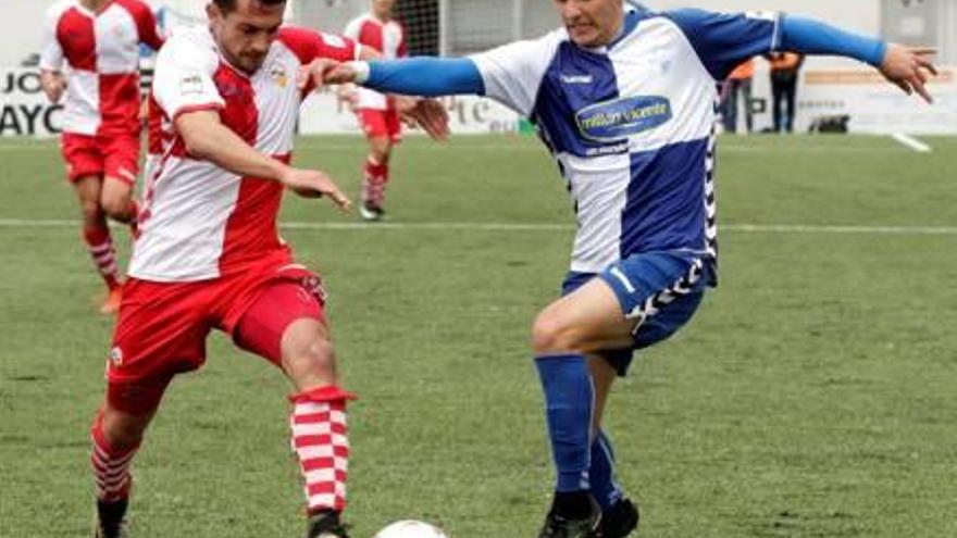 Borja Martínez, en un partido con el Ebro.