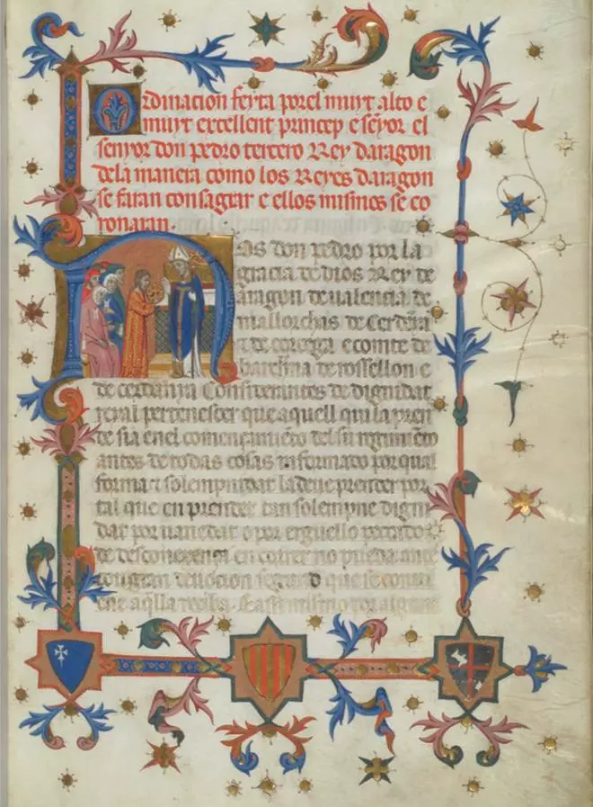 La coronación de los Reyes de Aragón