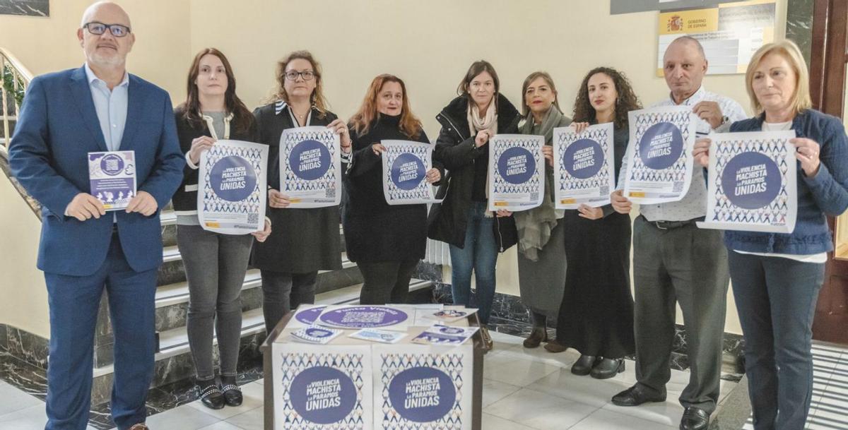 Presentación del 'Punto Violeta' en la Subdelegación del Gobierno de Ourense.