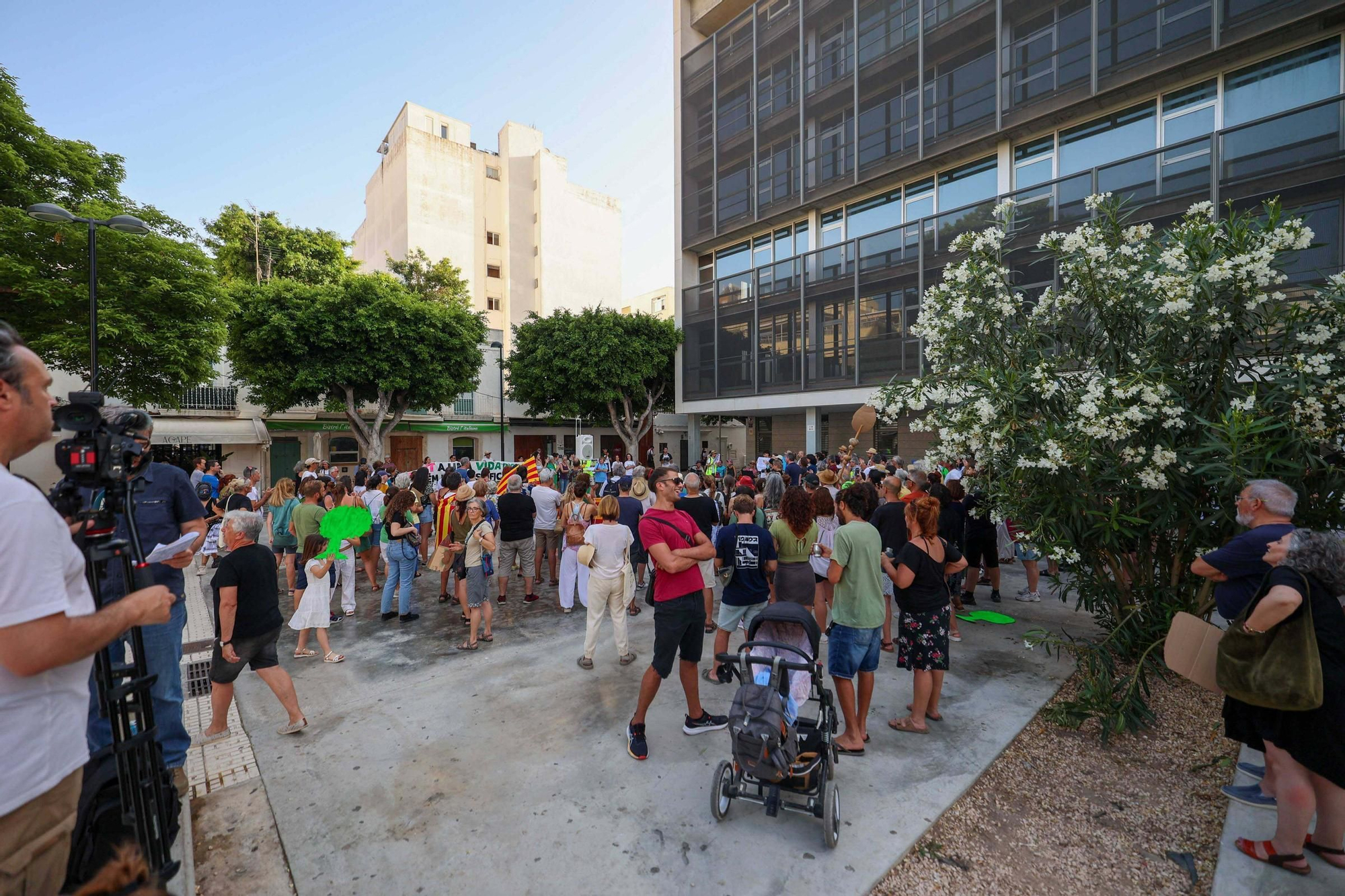 Manifestación contra la masificación turística en Ibiza