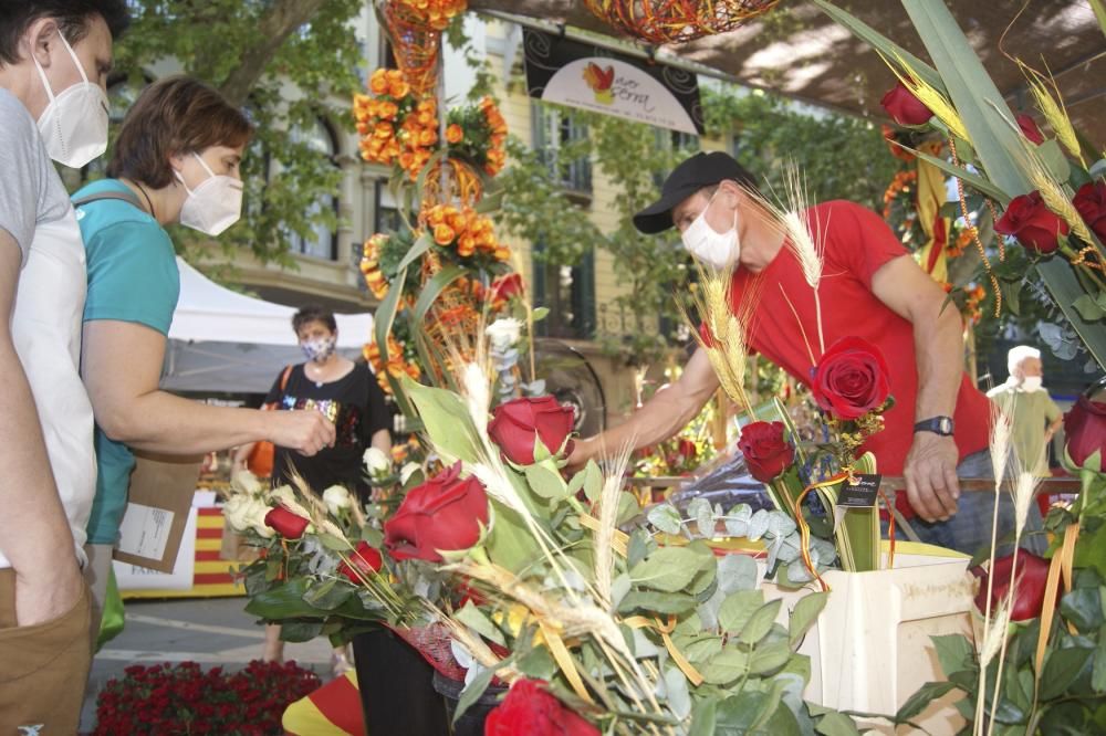 Dia del Llibre i de la Rosa a Manresa