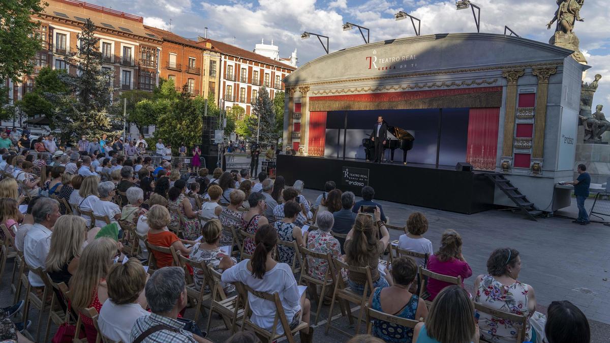 La carroza del Teatro Real en Valladolid.