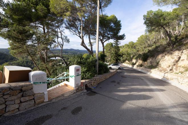 Las imágenes del derrumbe que dejó dos trabajadores heridos en Santa Eulària
