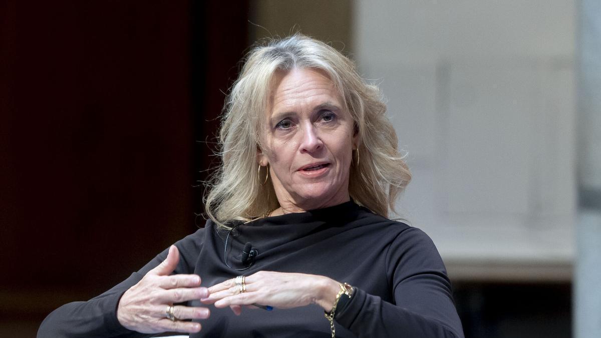 La ministra de Exteriores de Islandia, Thorgerdur Katrín Gunnarsdóttir.