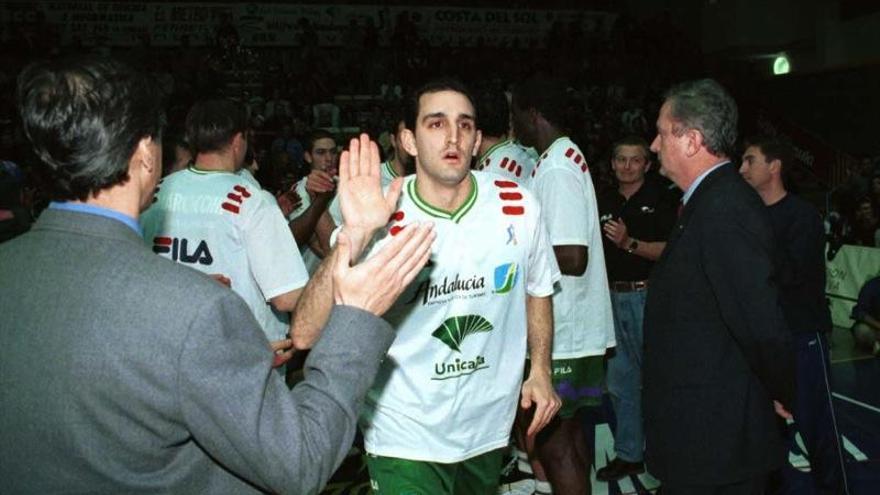 Dani Romero, en un partido de la temporada 99/2000