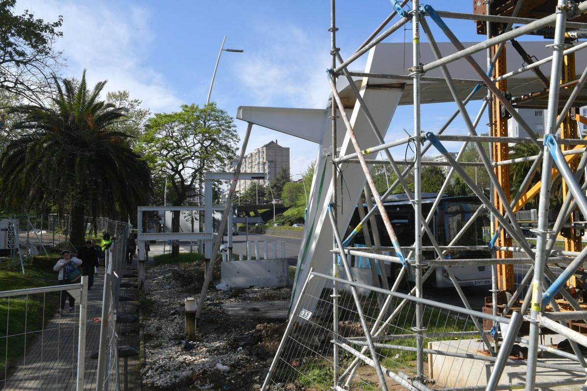 Avanza la obra para colocar la nueva estructura, que provocará nuevos cortes de tráfico este miércoles en horario nocturno.
