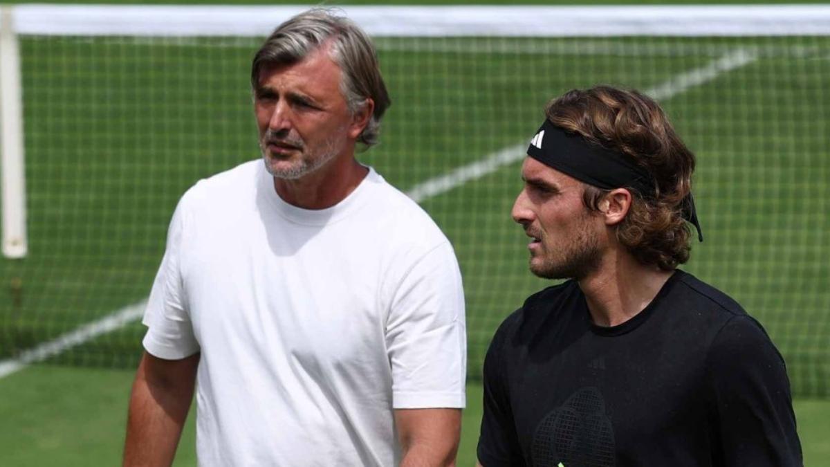 Stefanos con Ivanisevic