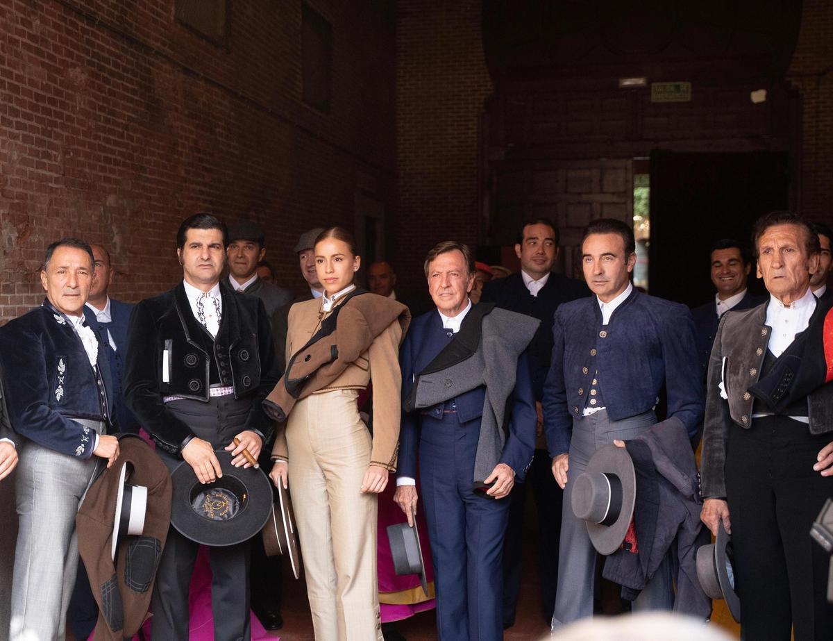 Olga Casado en el festival de Madrid, junto al Maestro Morante de la Puebla