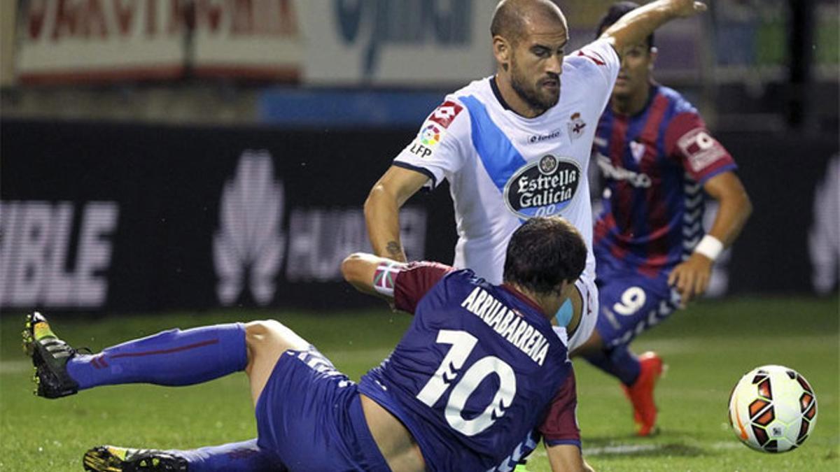 Albert Lopo, un jugador clave esta temporada en el Deportivo