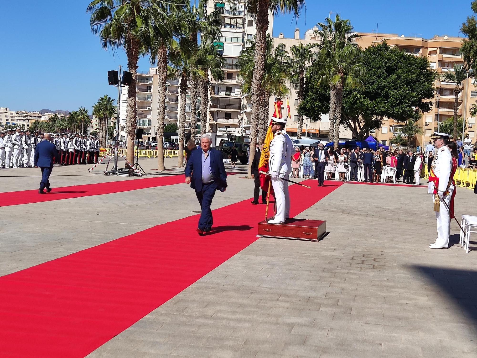 Jura de Bandera para personal civil en Águilas