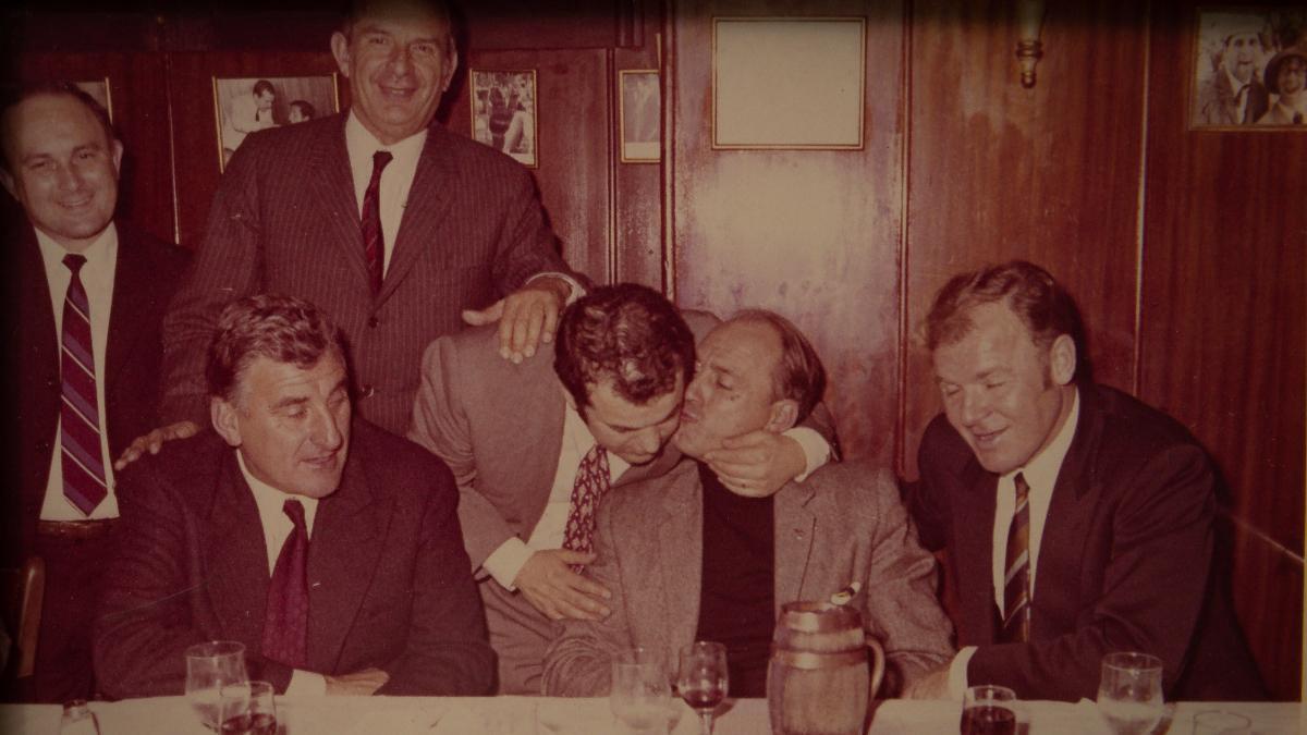 Alfredo di Stefano y Ladislao Kubala en Alduccio.