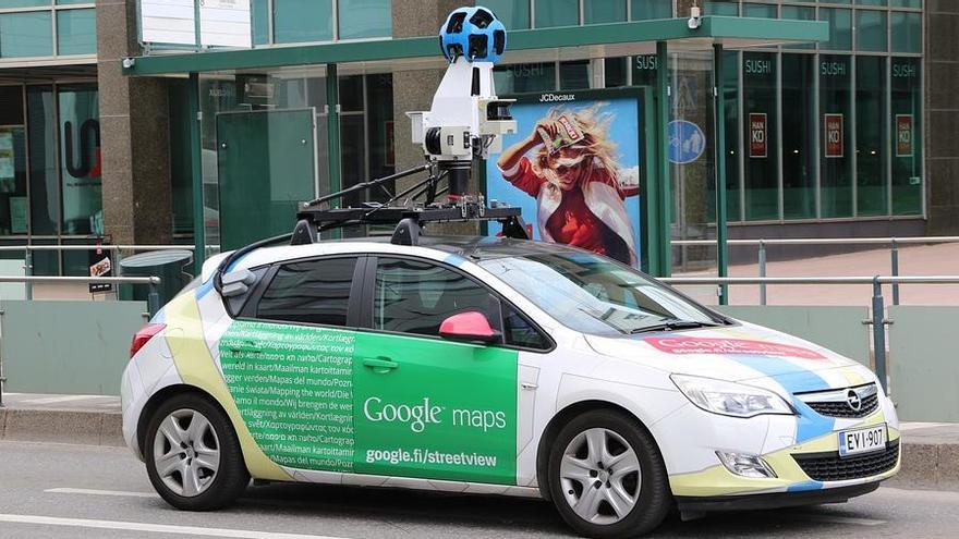 Un dels cotxes del Google Street View