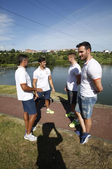 Entrenamiento de Craviotto en Trasona