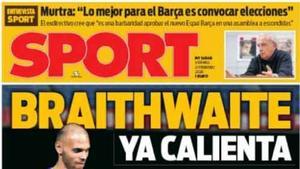 Las portadas del día en la prensa deportiva