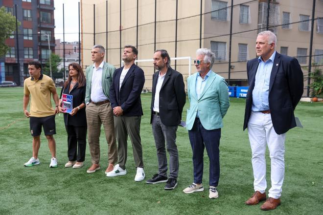 Acto de commemoración en Brooklyn de la gira americana del FC Barcelona el año 1937, en imágenes.