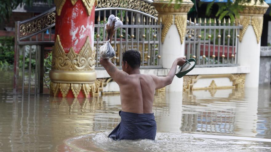 Las inundaciones en Birmania dejan ya 226 muertos y más de 163.700 afectados