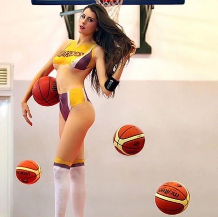 Valentina, la jugadora de baloncesto más sexi