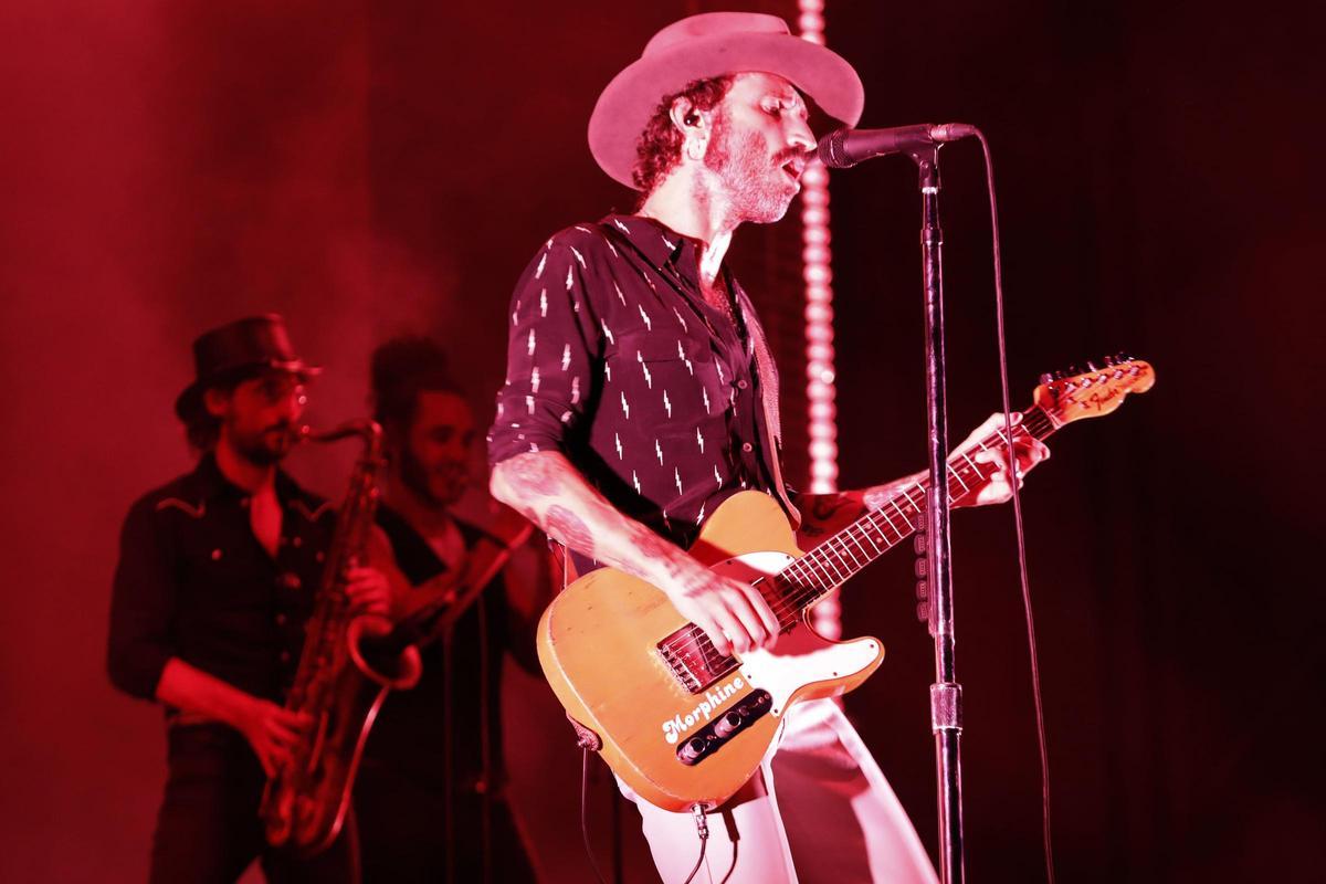 Leiva en un concierto en 2022.