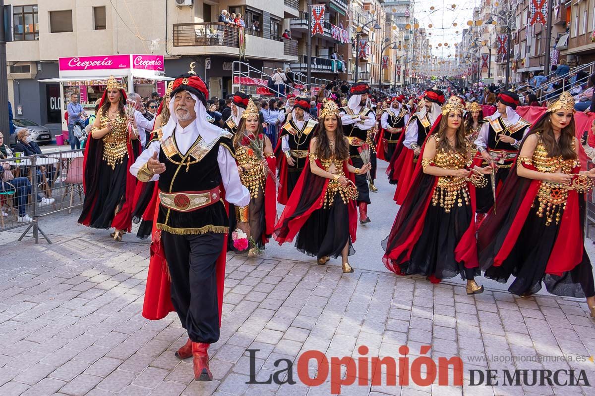 Procesión de subida a la Basílica en las Fiestas de Caravaca (Bando Moro)