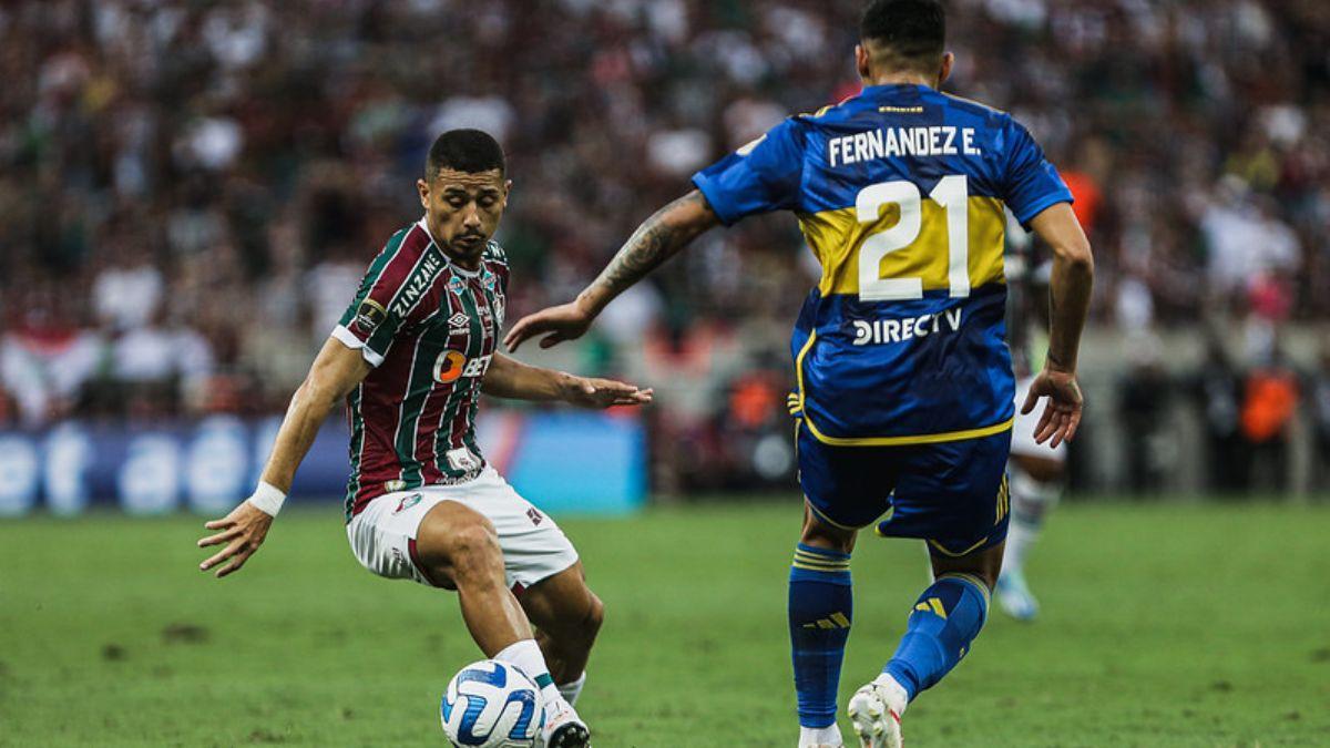 André en una acción en la final de la Copa Libertadores 2023