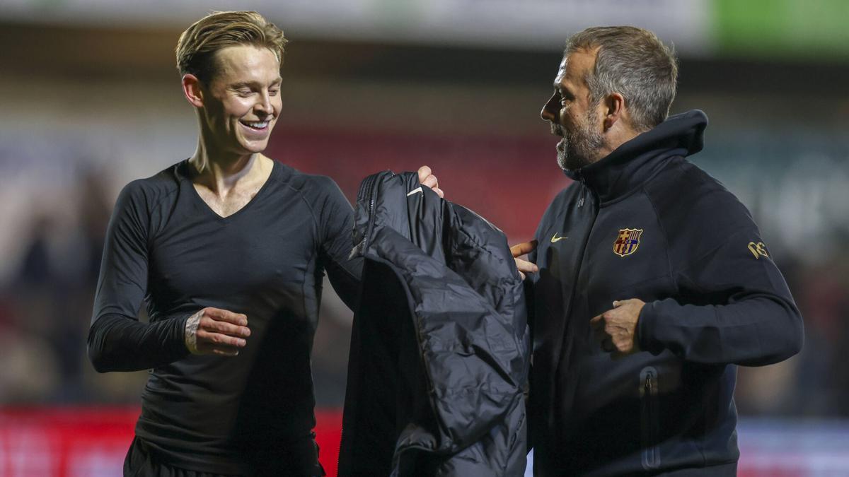 Flick, sobre la renovación de Frenkie: "Dependerá del club y de él"