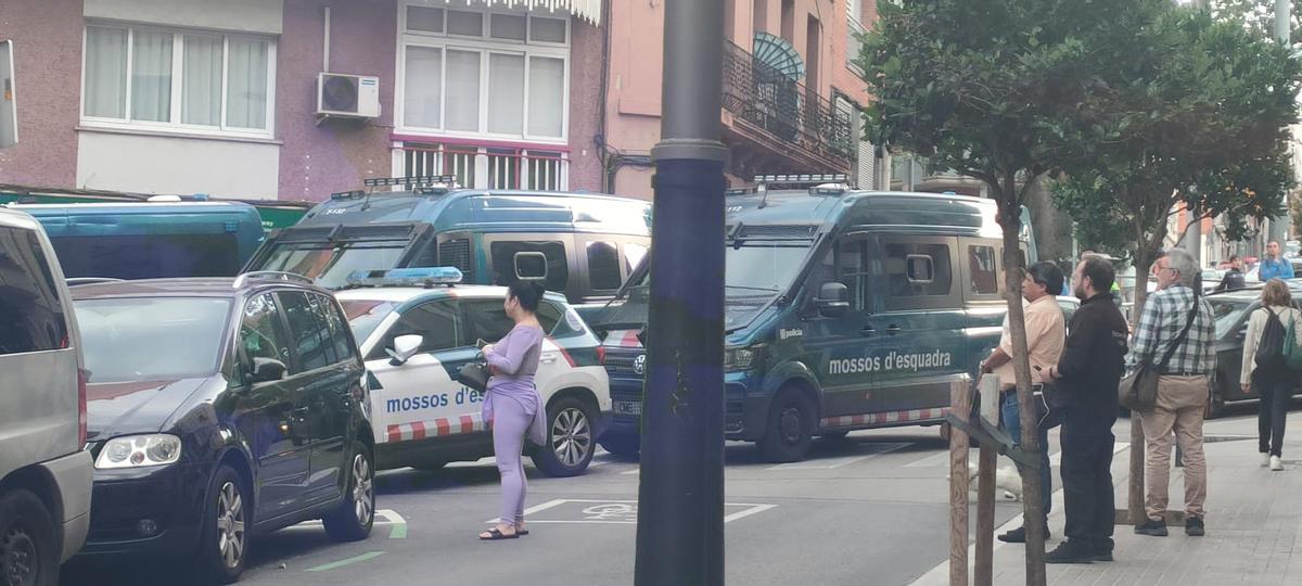 Quatre detinguts després d’un tiroteig sense ferits en ple carrer al Guinardó de Barcelona