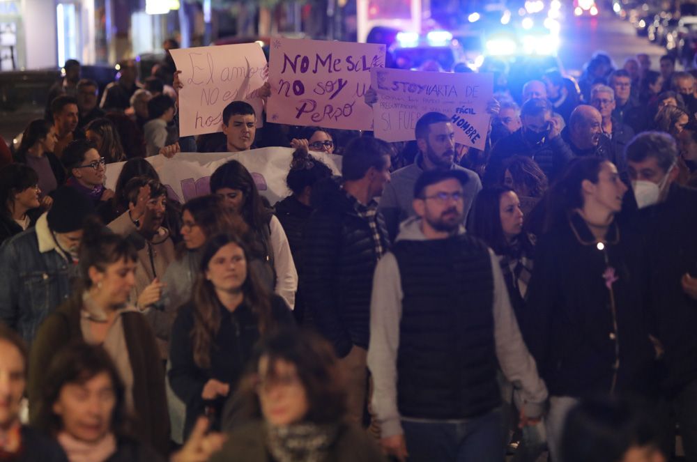 Sagunt grita contra la violencia machista el 25N