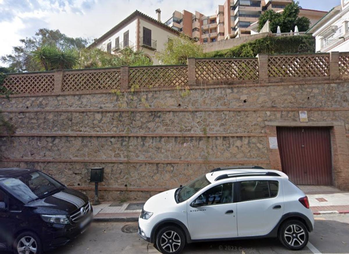 La fachada de Villa Atalaya antes de su demolición