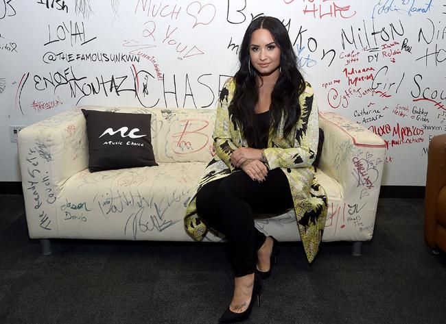 Demi Lovato, en un acto promocional