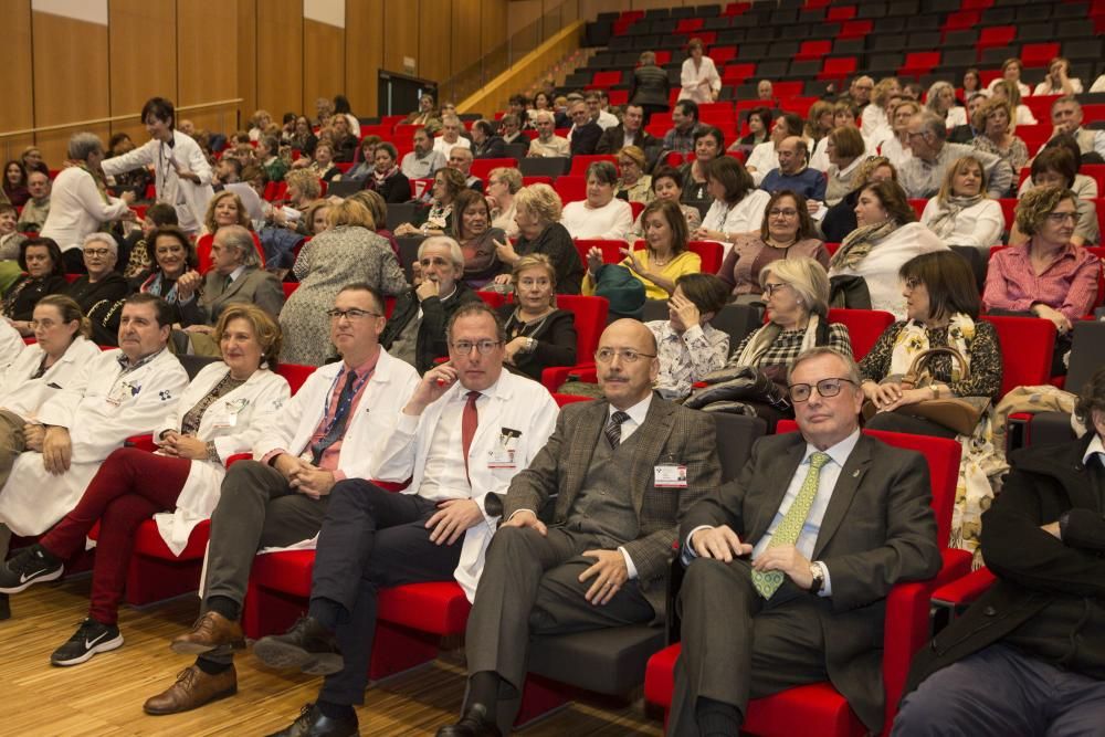 Despedida de los médicos jubilados del HUCA