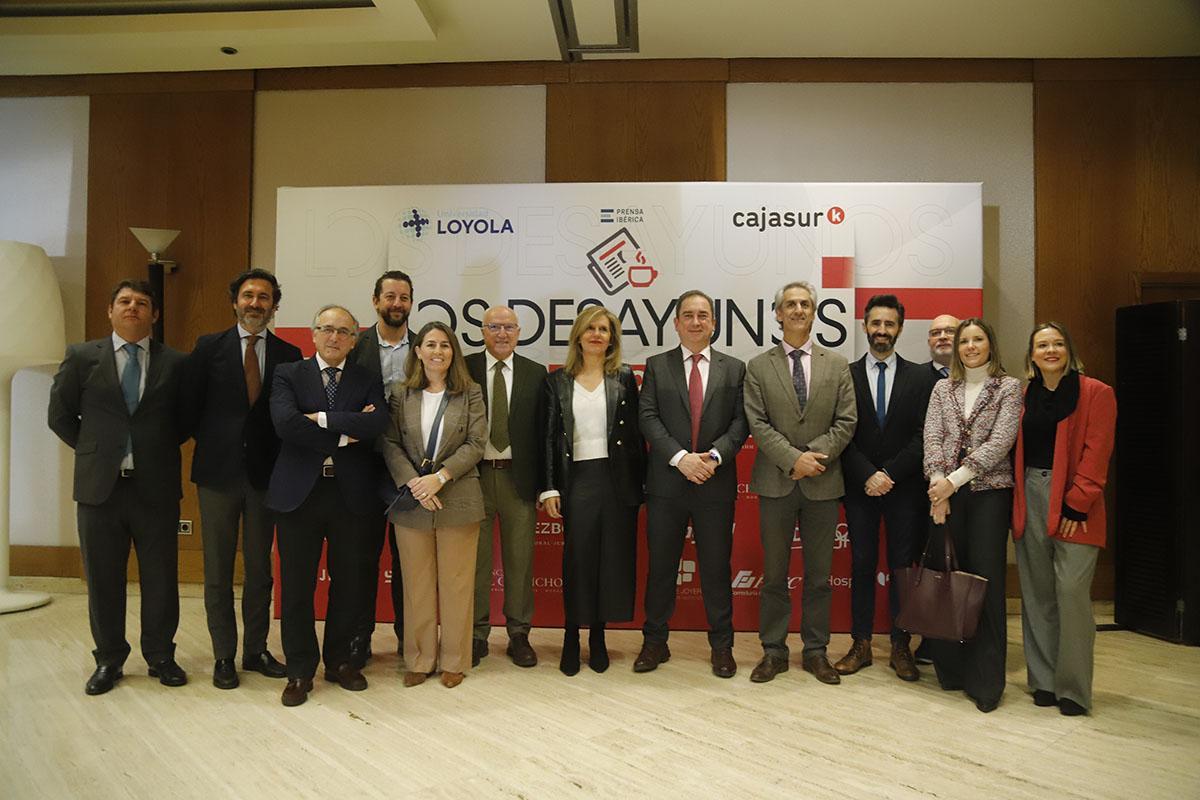 Equipo directivo de Loyola en los Desayunos de Diario CÓRDOBA