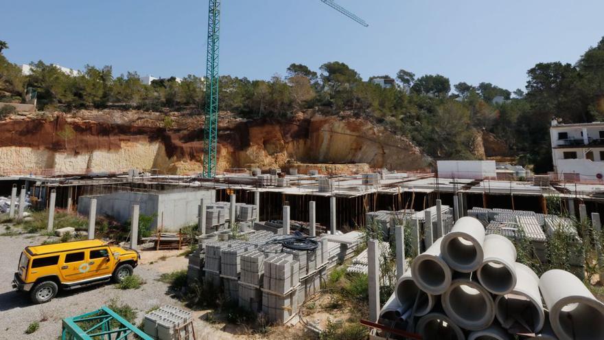 La estructura de Vadella 24, cuyas obras se pararonen octubre de 2019. j.A.RIERA