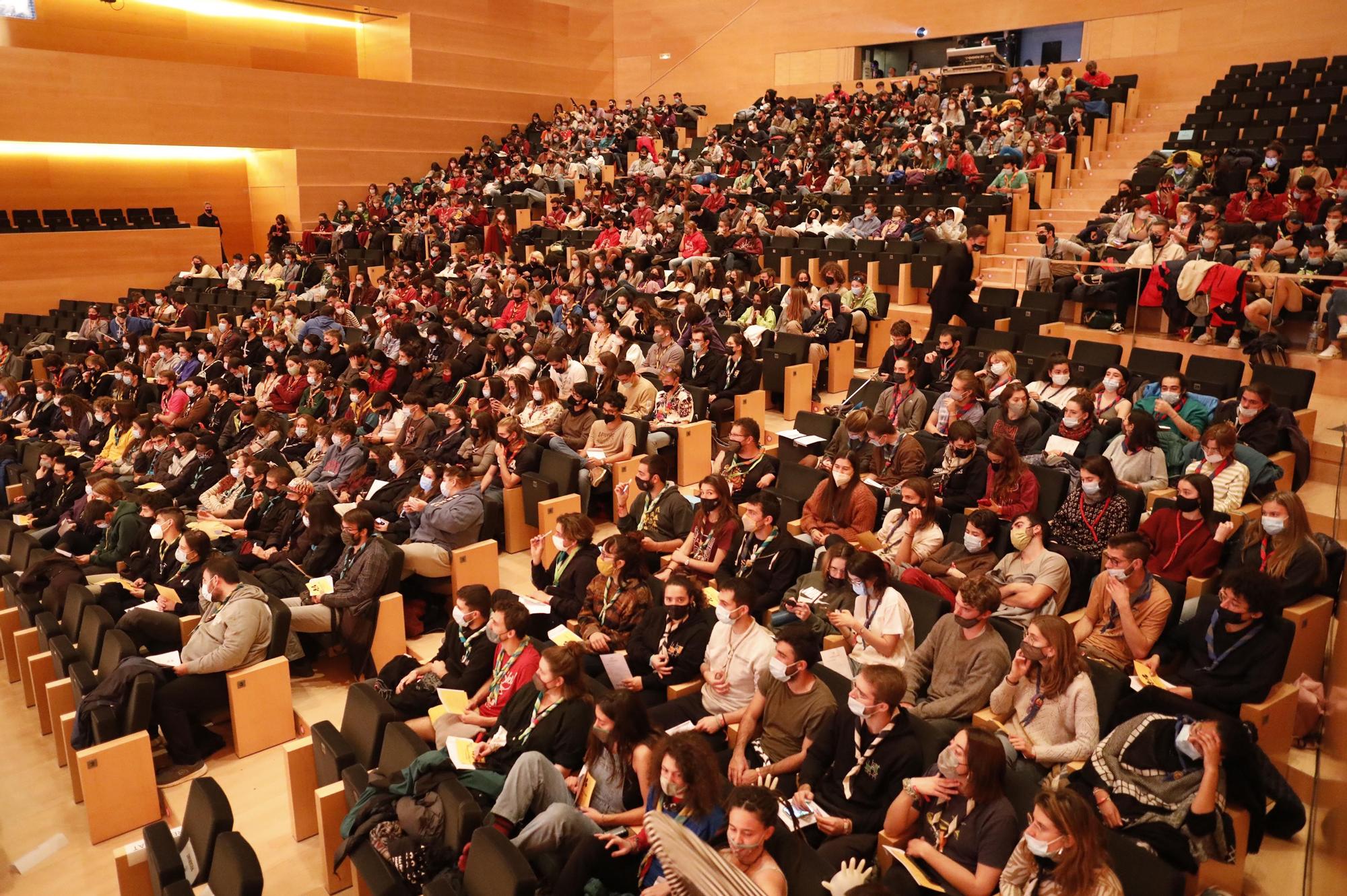 Els escoltes gironins aprofiten l’assemblea general a la ciutat per reclamar més espais