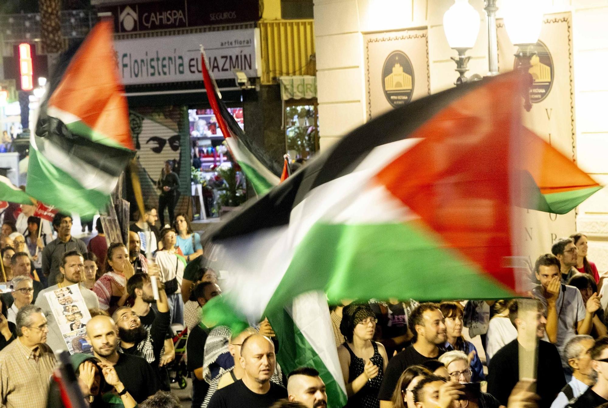 Alicante alza la voz por Palestina en una jornada de movilizaciones