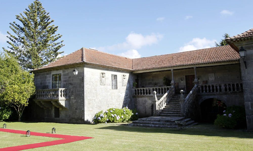 Vista exterior del Pazo de Urzáiz