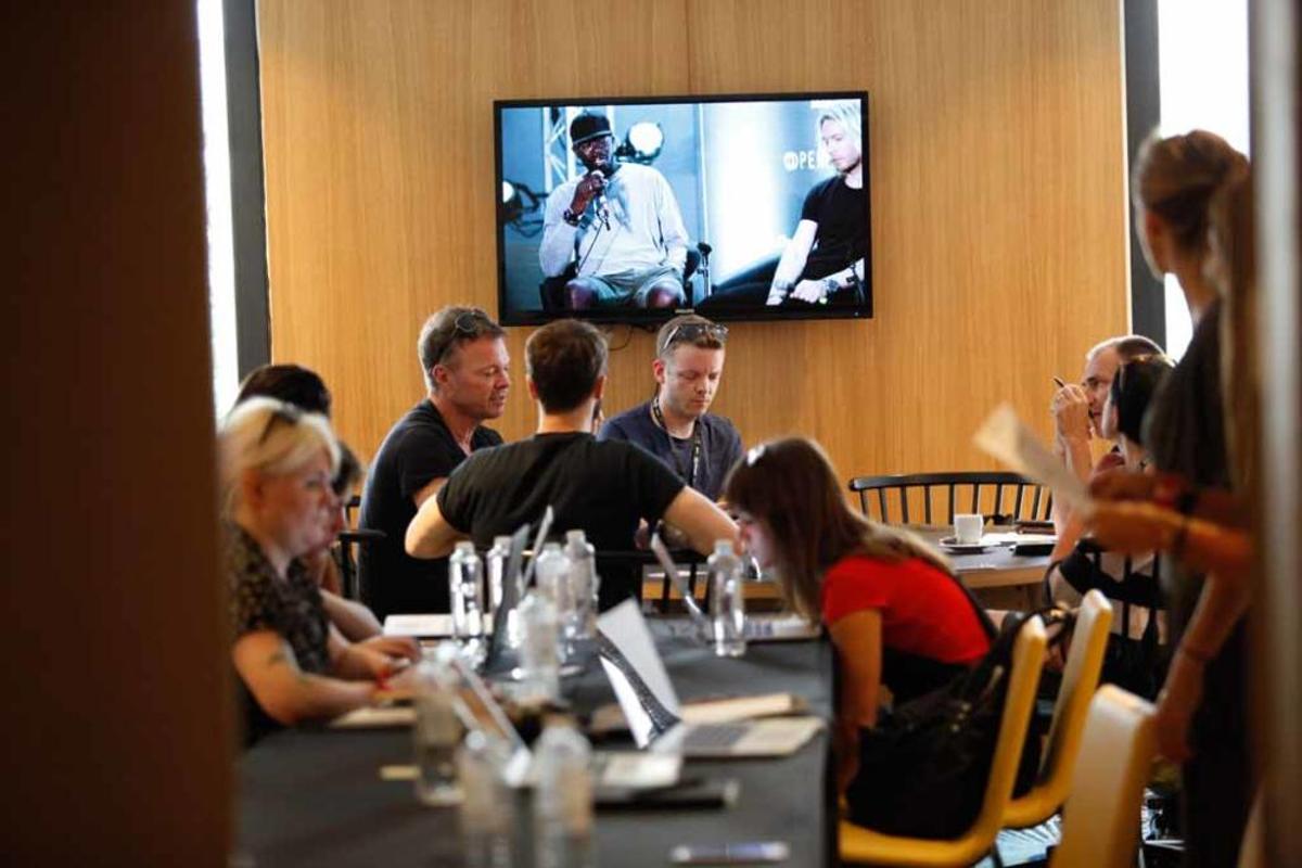 Yann Pissenem, fundador y CEO de Ushuaïa Ibiza, protagonizó ayer en el IMS una charla