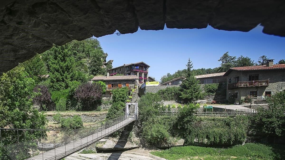 El puente colgante de Rupit i Pruit.