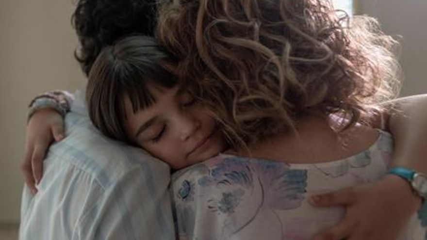 La niña de la cabra