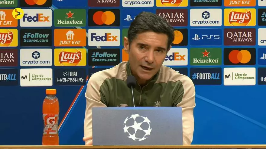 Marcelino García Toral: "Si tenemos nuestro mejor nivel, somos mejor equipo que el Copenhague