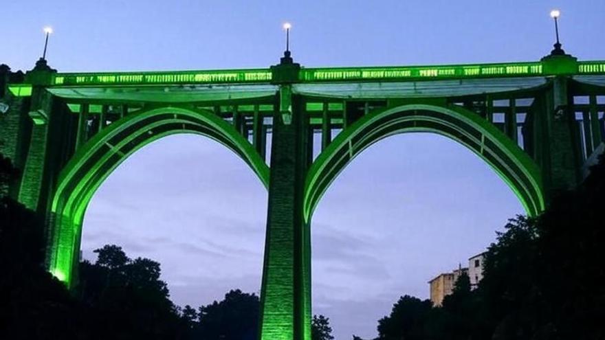 Ontinyent iluminará el Pont de Santa Maria para visualizar las enfermedades raras FSHD y ELA