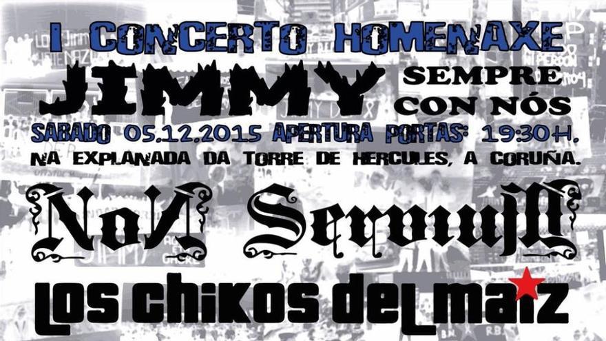 Cartel del concierto.